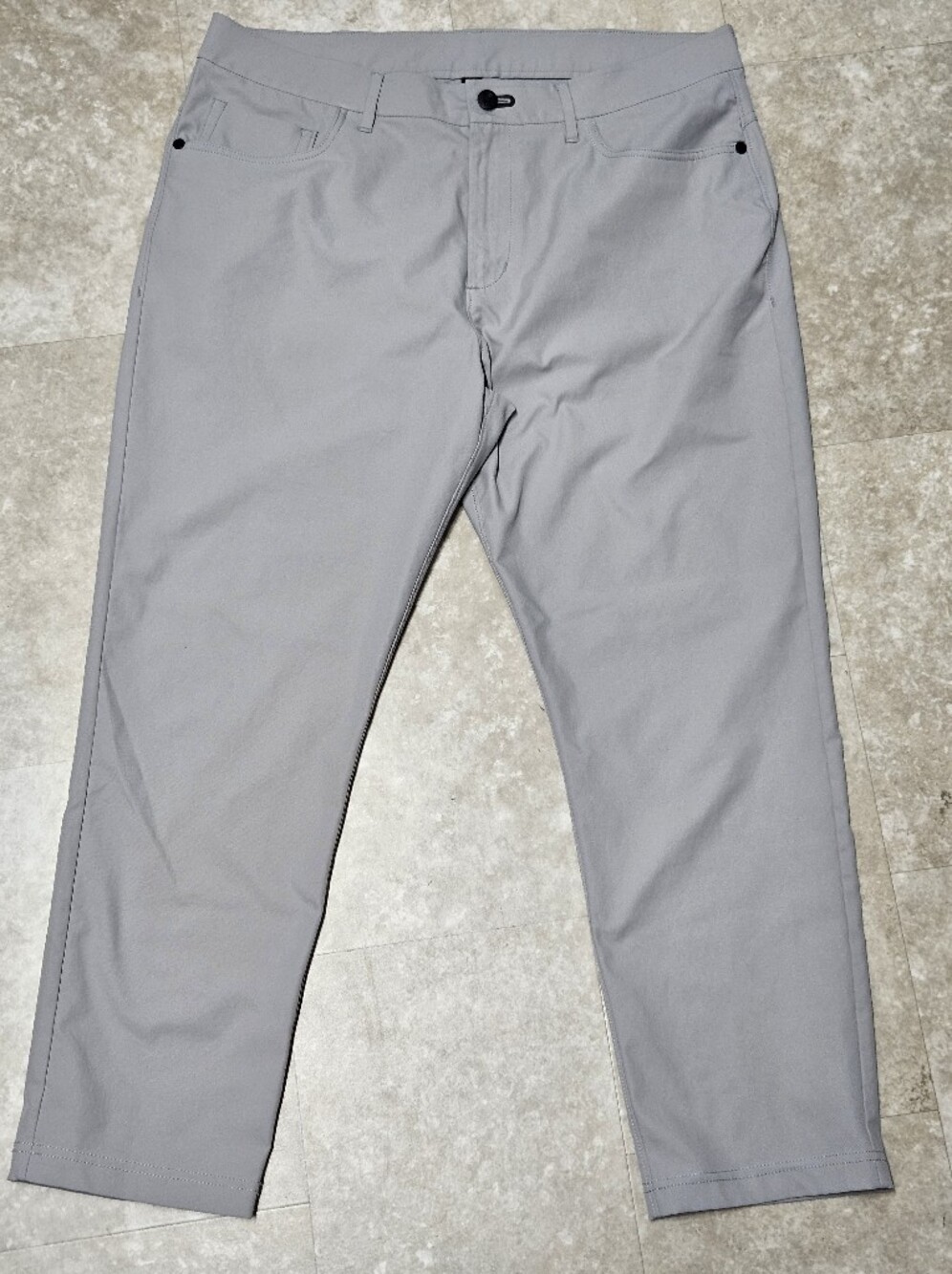Public Rec Pants Mens 34/28 Gray Gamechanger Performance Stretch Chino